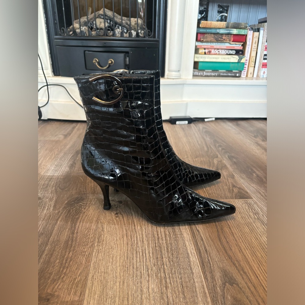 Stuart Weitzman Patent Leather Boots